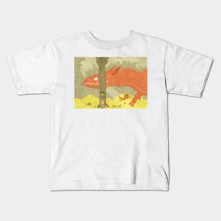 Winter Dragon Cave Kids T-Shirt